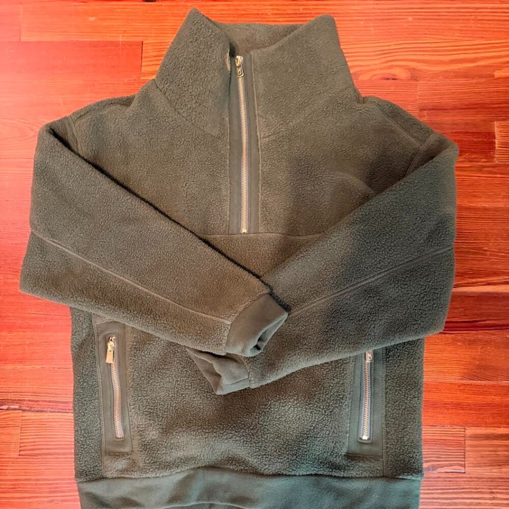 Dudley Stephens Woodway Pullover in Sherpa Fleece SMALL S